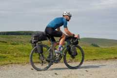Stefan wearing Pearl Izumi&amp;rsquo;s Expedition Pro Shoe while riding the Trans Cambrian Way