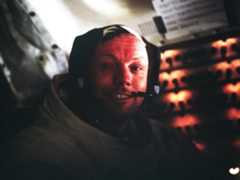 Neil Armstrong photo after his historic moonwalk