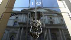 The door of number 10 Downing Street