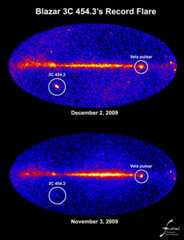 Brightest Gamma-Ray Flare in Universe Spotted