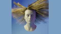 Example of HairFlow Blender hair animation plugin
