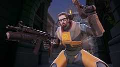 Gordon Freeman as a skin replacement mod for Venator in Deadlock.