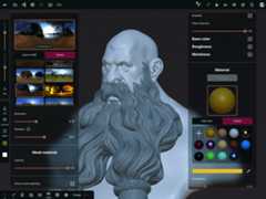 A render of a man in a beard