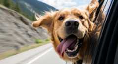 Google image of dog in car