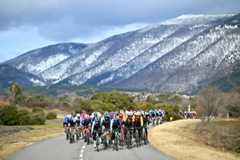 MONTAGNE DE LURE, FRANCE - FEBRUARY 14: Oliver Naesen of Belgium, Matthew Riccitello of United States, Rasmus Sojberg Pedersen of Denmark and Team Decathlon CMA CGM, Luke Lamperti of United States and Team EF Education - EasyPost, Alexis Renard of France and Team Cofidis, Mathias Vacek of Czech Republic and Team Lidl - Trek lead the peloton during the 10th Tour de la Provence 2026, Stage 2 a 174.9km stage from Forcalquier to Montagne de Lure 1566m on February 14, 2026 in Montagne de Lure, France. (Photo by Billy Ceusters/Getty Images)