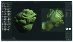 Models in various 3D art software