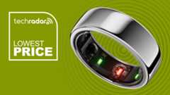 oura ring 3 on a green background with the text lowest price