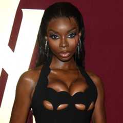 Olandria Carthen attended a YSL Beauty event in a cutout-heavy little black dress 