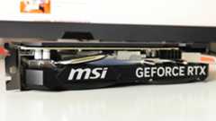 MSI RTX 4060 sitting on white desk