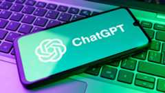 phone with Chatgpt logo