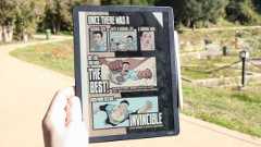 Kindle Scribe Colorsoft review unit in action