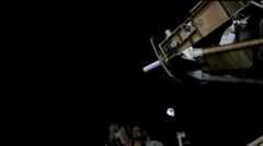 A SpaceX Dragon cargo ship is seen approaching the International Space Station to deliver tons of supplies along with Christmas gifts and food for astronauts as part of NASA&#039;s CRS-24 cargo mission on Dec. 22, 2021.