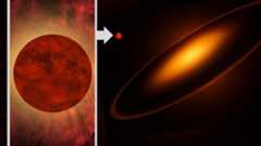 (Main) illustration of a dimming event caused by a mystery object (Inset) A 'failed star' brown dwarf, one of the candidates for this object