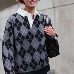 Best argyle diamond knit jumpers