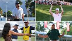 Karl Vilips, Brian Campbell, Steven Fisk and Aldrich Potgieter celebrating wins on the PGA Tour