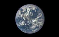 The Deep Space Climate Observatory (DSCOVR) satellite captured its first view of the entire sunlit side of Earth from one million miles away on July 6, 2015.