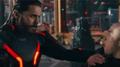 Jared Leto as Ares in Tron: Ares