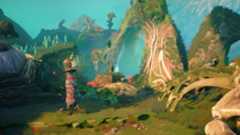 An image from the video game Keeper showing a Lighthouse