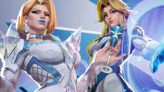 Marvel Rivals character design; two blonde game characters