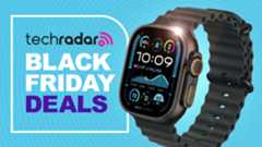 Apple Watch Ultra 2 in titanium Black on Black Friday deals banner
