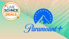 Paramount Plus logo on Live Science deals backdrop