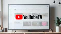 YouTube TV logo on TV