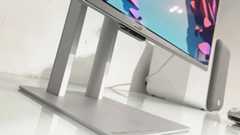 Two shots of a BenQ monitor.