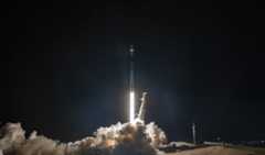 A SpaceX Falcon 9 rocket launches NASA's Pandora exoplanet mission and about three dozen other payloads from California on Jan. 11, 2025, on a rideshare flight called "Twilight."