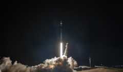 A SpaceX Falcon 9 rocket launches NASA's Pandora exoplanet mission and about three dozen other payloads from California on Jan. 11, 2025, on a rideshare flight called "Twilight."