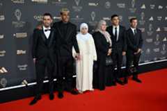 Lamine Yamal is recognised at the 2025 Ballon d'Or ceremony