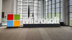 Microsoft Build 2025 logo in the conference center