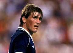 Kenny Dalglish playing for Scotland at the 1982 World Cup