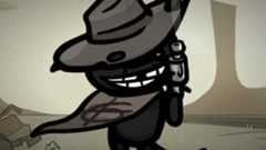 The cowboy cat from the desert in Mewgenics