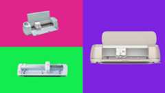 Cricut machines on a bright background