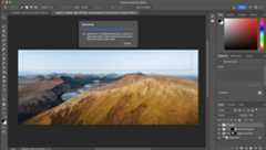 A screenshot from Photoshop 25 showing generative fill and expand