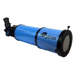 iOptron 80mm White Light Solar Telescope on a white background