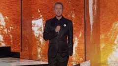 Geoff Keighley on stage at The Game Awards 2024