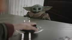 Baby Yoda in The Mandalorian and Grogu