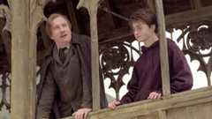 David Thewlis as Remus Lupin and Daniel Radcliffe as Harry Potter in Harry Potter and the Prisoner of Azkaban