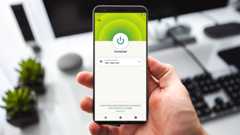 Best Android VPN ExpressVPN connected to a USA server on an Android device