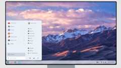 Zorin OS 18 desktop shown on a monitor screen