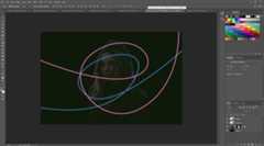 The swirls should both overlap the figure&amp;rsquo;s head [click the icon to enlarge]