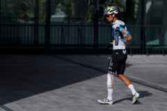 La Vuelta cycling race - rest day, Vigo, Spain - 08 Sep 2025Movistar&#039;s rider Javier Romo of Spain, who crashed 07 September 2025 after a pro-Palestinian protester tried unsuccessfully to get in front of the breakaway riders at the Vuelta, walks around during the cycling competition&#039;s rest day in the city of Vigo, north-western Spain, 08 September 2025.By: Javier Lizón/EPA/Shutterstock