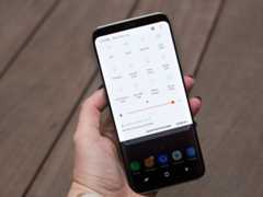 The GS8&#39;s Quick Settings.
