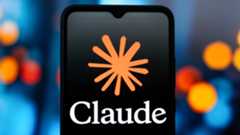 Claude logo on phone