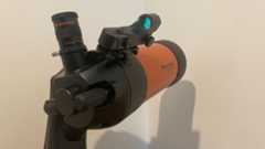 A close up of the finderscope