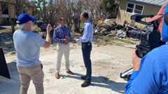 WFLA chief meteorologist Jeff Berardelli speaks with &amp;lsquo;NBC Nightly News&amp;rsquo; anchor Lester Holt after Hurricane Ian.