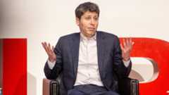 OpenAI CEO Sam Altman throws up his hands.