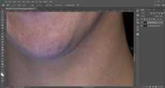 Remove wrinkles in Photoshop: Step 4