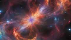 An illustration shows a potential second Big Bang, a "dark Big Bang."